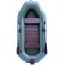 K 260Т Лодка надувная, гребная из ПВХ с транцем, 2,6м, 220кг, вес 21кг, зеленая